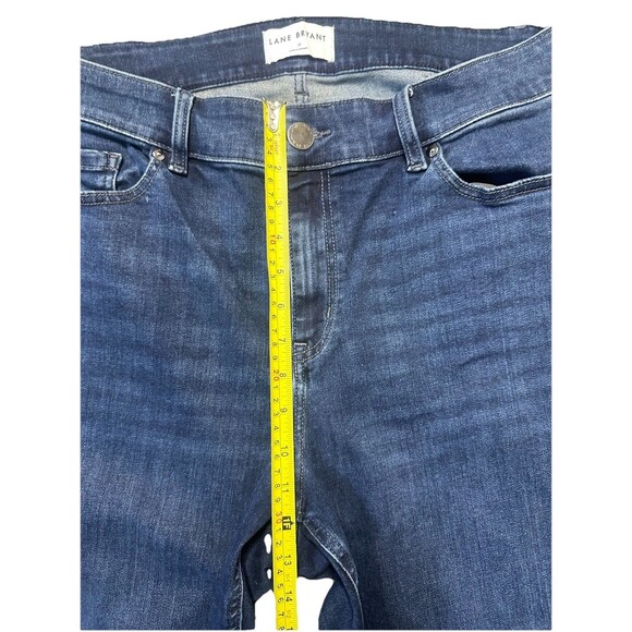 Lane Bryant Jeans Womens 18 High Rise Flex Magic Waistband Straight Leg Denim - Picture 4 of 6